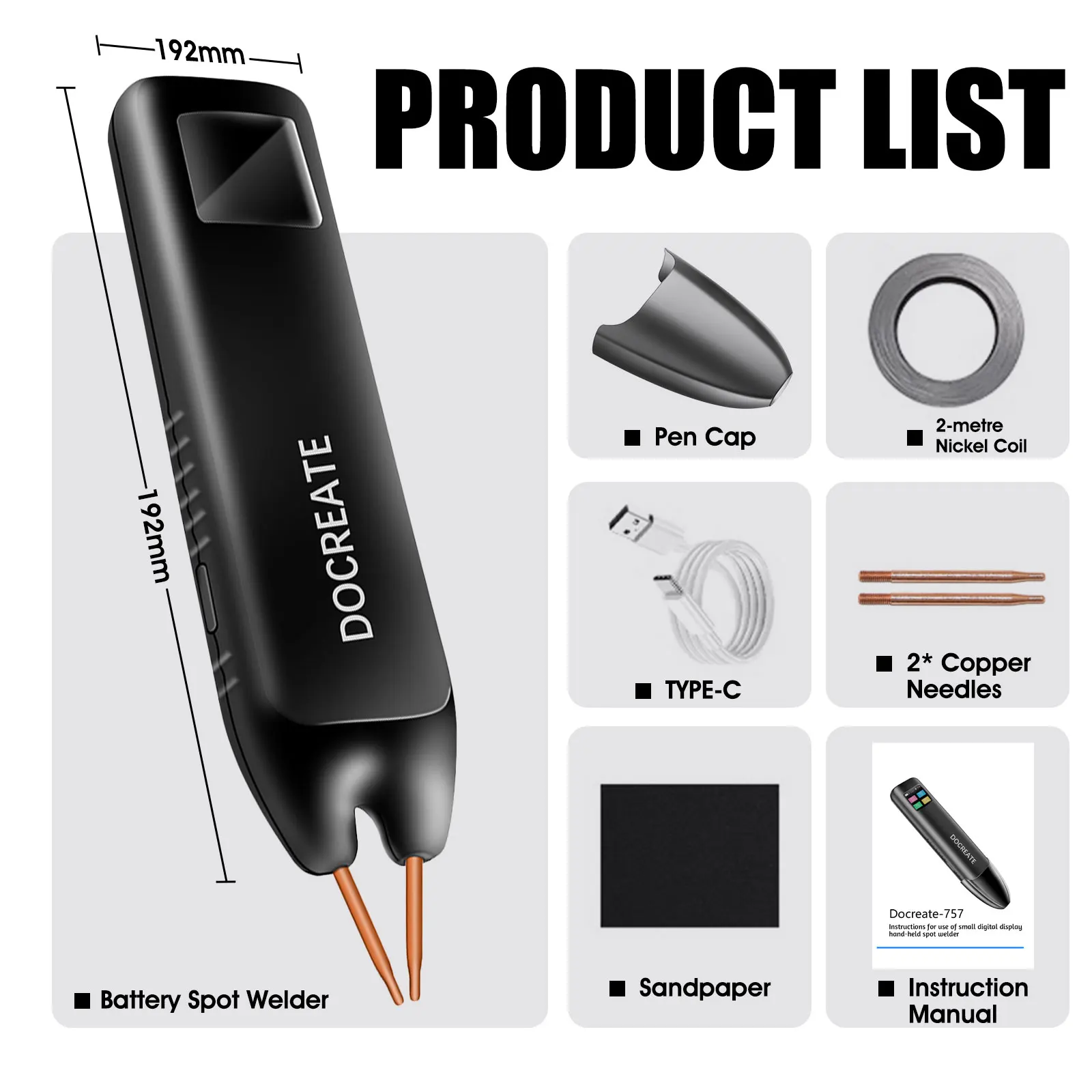 Mesin las baterai dengan 99 pengaturan yang dapat disesuaikan, layar LCD 1,3 inci, mode ganda untuk pemasangan dan perbaikan baterai lithium