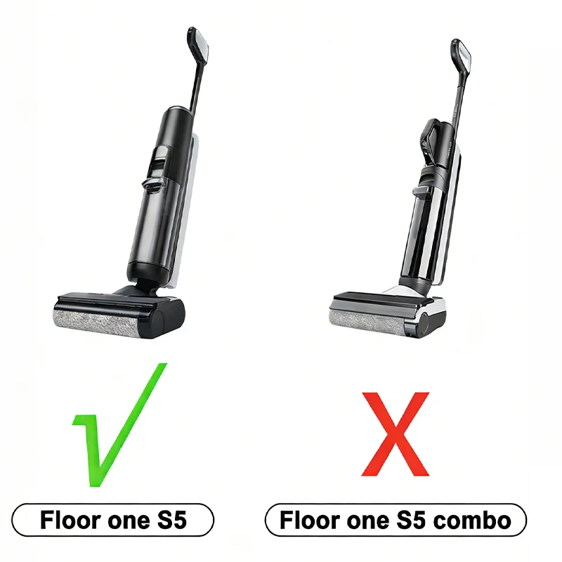 Tineco Floor ONE S5 / S5 Pro 2 / S5 Pro / S5 Blue에 적합하지만 ❌ Tineco S5 콤보 및 S5 스팀 롤러 브러시 및 필터용이 아닙니다.