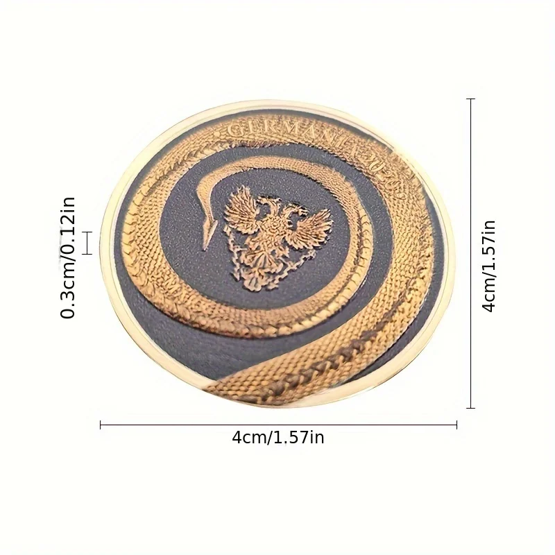 Lucky Dragon Coin Embossed Commemorative Medal Souvenir Coin