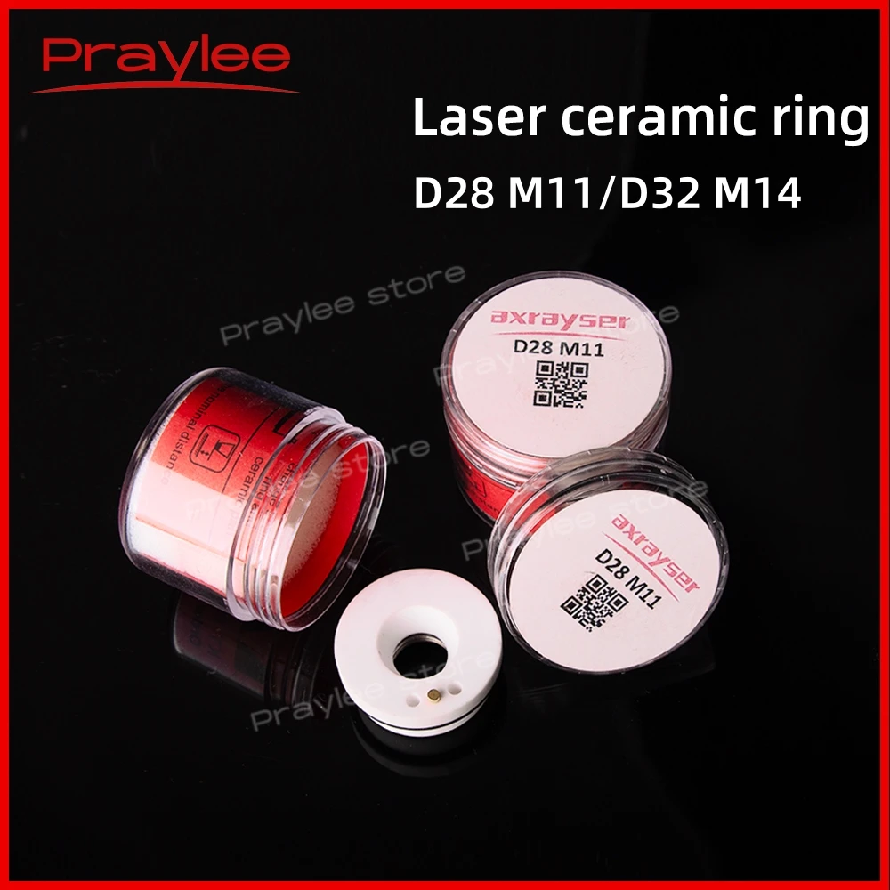 Лазерное керамическое кольцо держателя сопла D32/M14 D28/M11 WSX Precitec Raytools Волоконная режущая головка Procutter Lightcutter BT230 BT240