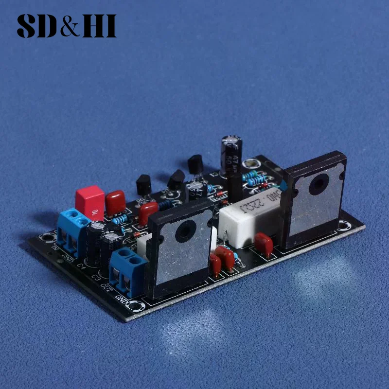 2SC5200+2SA1943 Tube 100W DC 35V Mono Channel HIFI Audio Amplifier Board