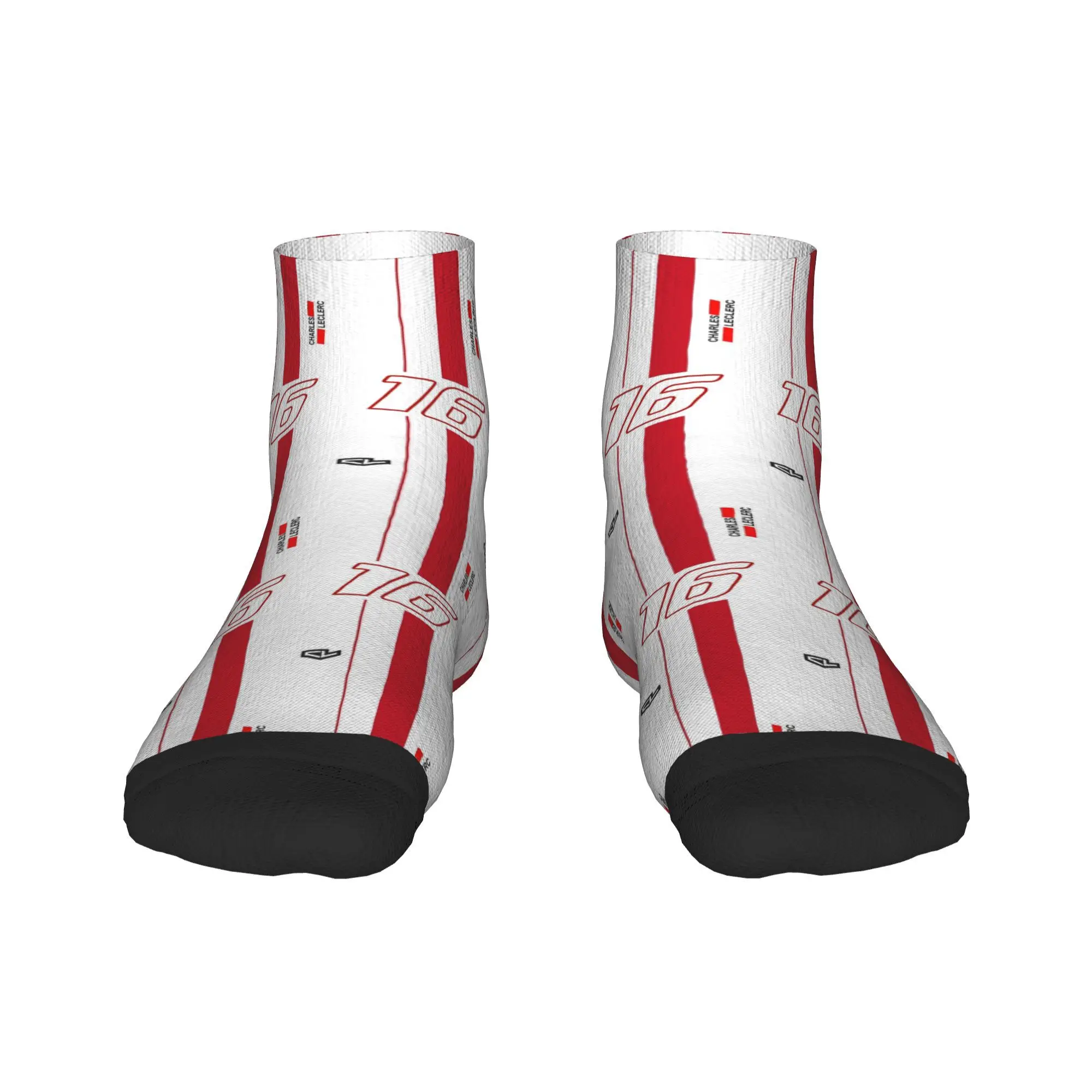 Charles Leclerc Ferrari F1 Monaco Flag Socks Harajuku High Quality Stockings All Season Socks Accessories for Man's Woman's