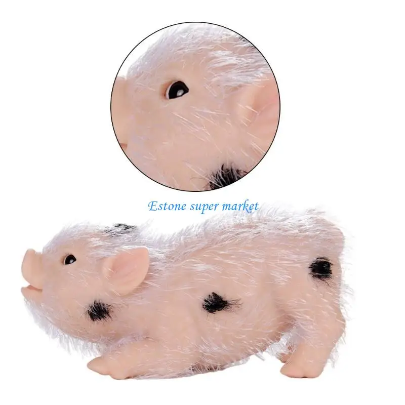 090b Realistyczna silikonowa lalka dla dzieci na życie jak Reborns świnia słodka miękka figurka figurka