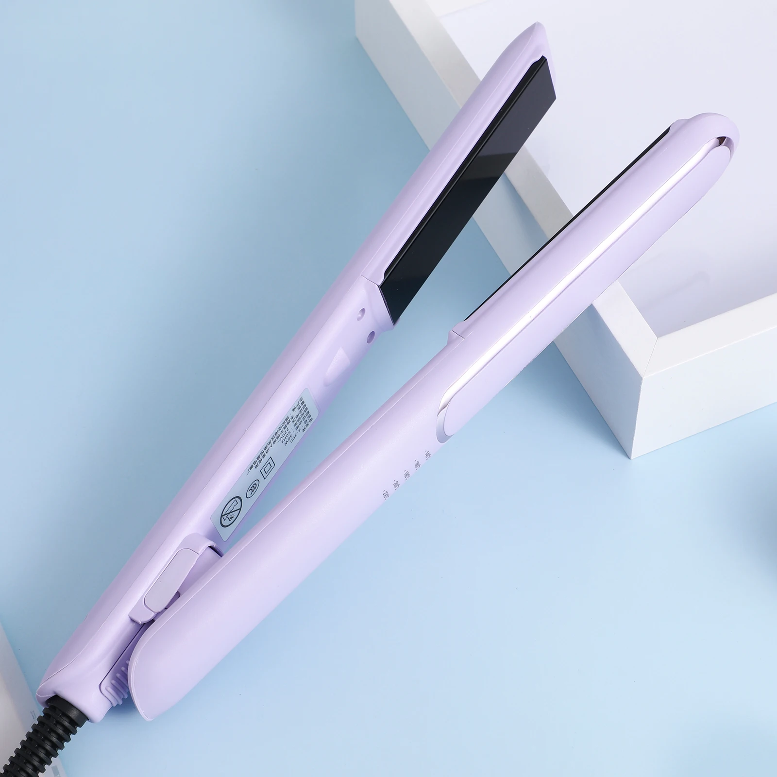 

Dual Curling Temp Settings Portable Curler Straightener Iron Flat Iron Hair Straightener Curler For Hair Styling Tools