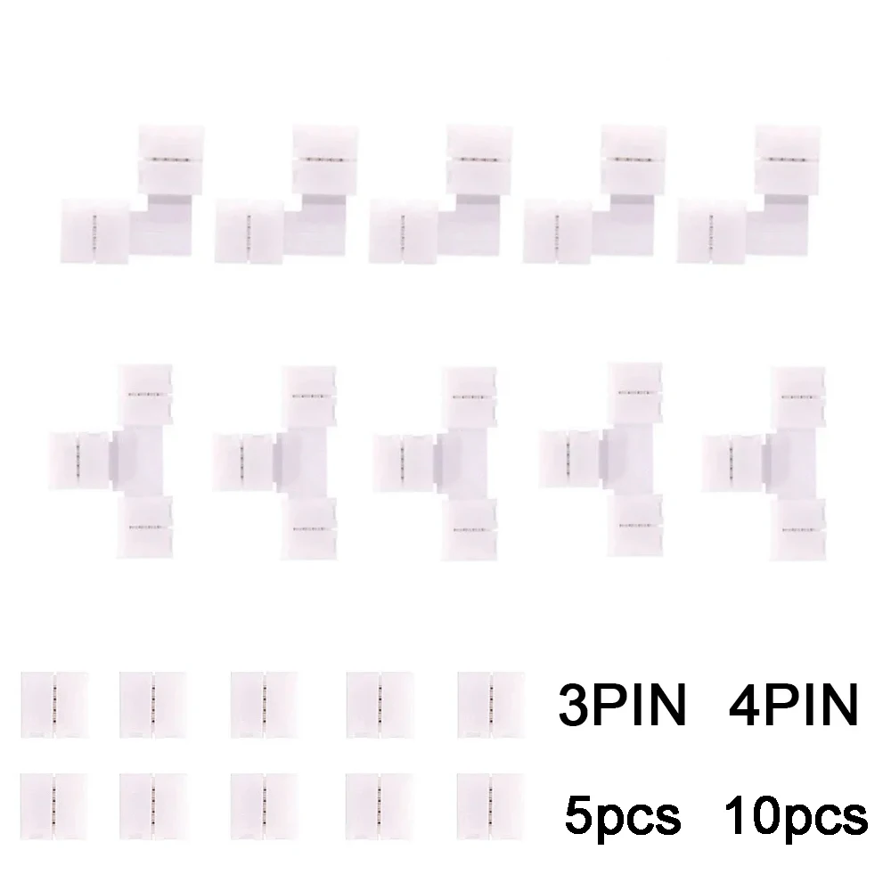 yZ[z5A10 RGB RGBIC LEDXgbv ͂񂾕tsvRlN^ 3s/4s L^/T^ R[i[RlN^ 10mmΉ 5050 WS2812 WS2811 LEDe[vCgp