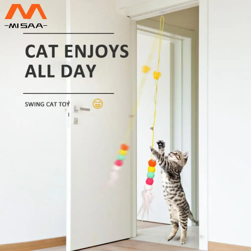 Hanging Door Toy Self-healing Contains Catnip Creative Household Pet Supplies Cat Catnip Toy Swing Hanging Telescopic Universal