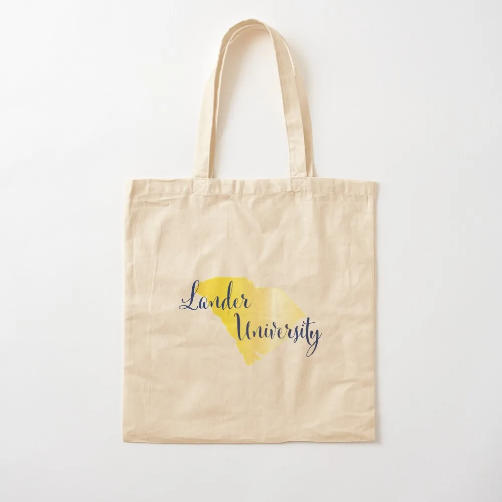 

Lander University Tote Bag Handbags women woman shopping bag Lady bag canvas shopping