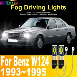 2pcs H3 Led Fog Light Canbus Bulb Car Headlight High Power Auto Diode Moto Driving Running Lamp 12V 55W For Benz W124 1993~1995