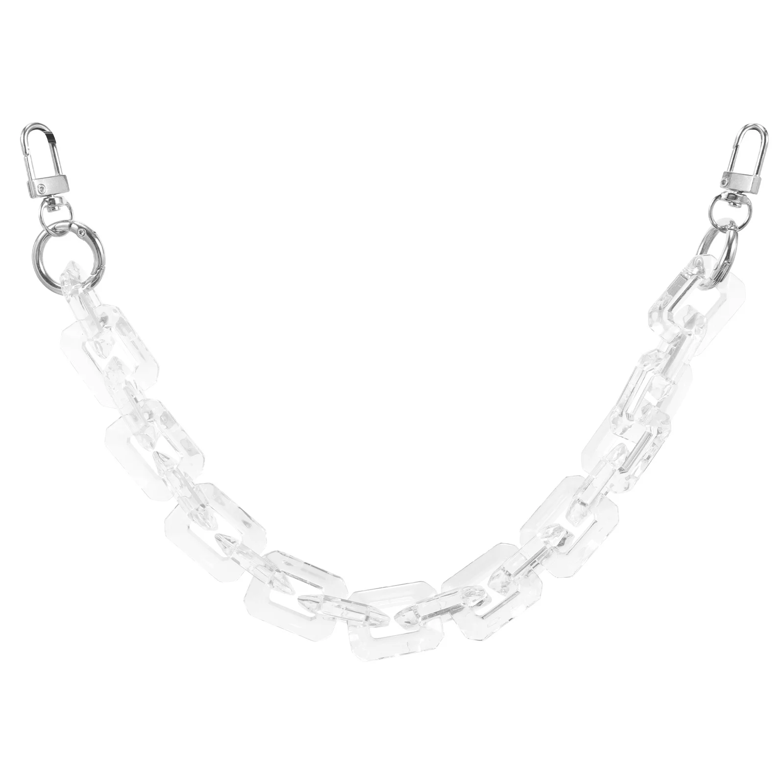 

Acrylic Handbag Chain Replacement Strap Durable Fashionable Chain Purse Shoulder Bag Handles Purse Straps Straps for Purses