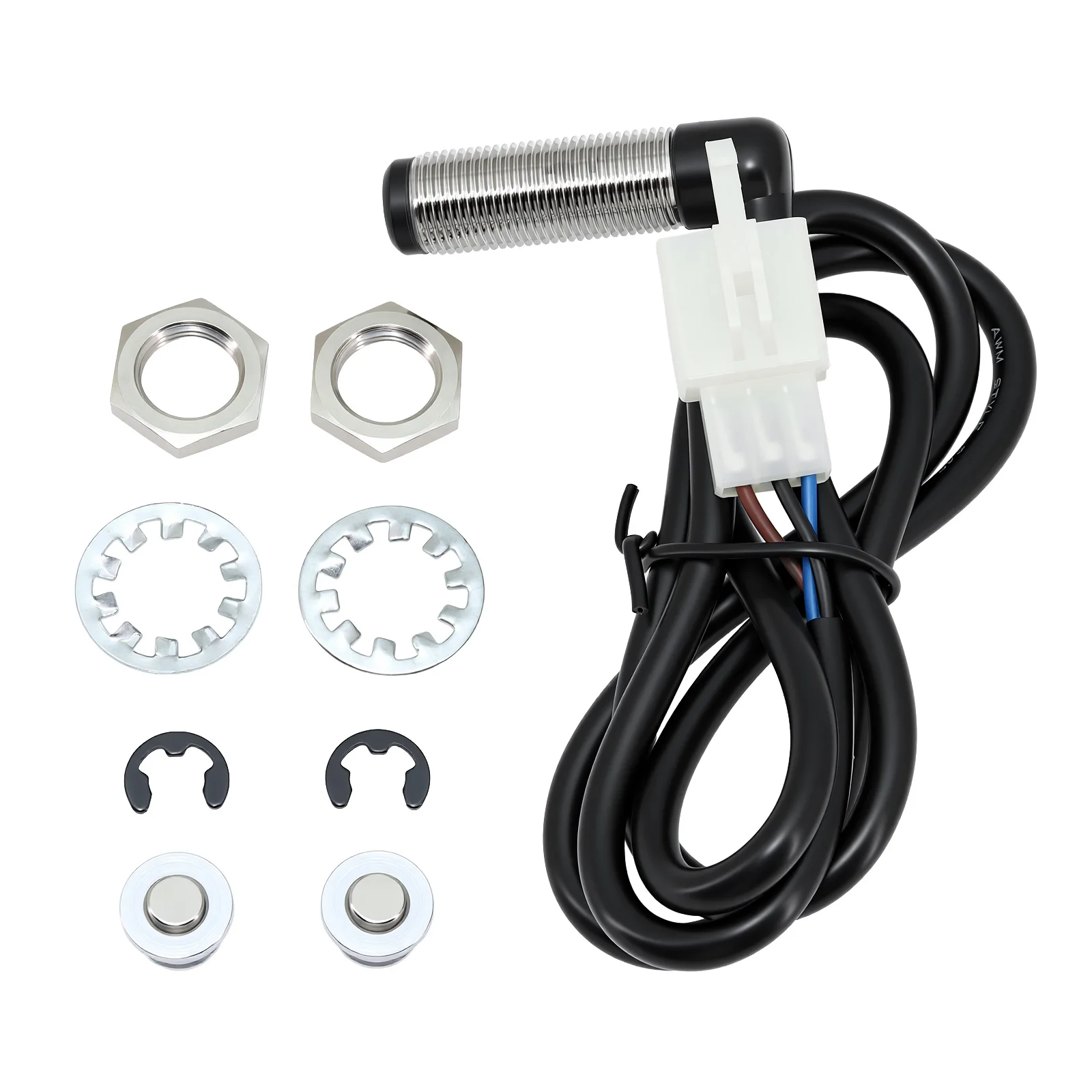 1PCS Motorcycle Speedometer Replacement Kit Durable Digital Odometer Sensor Cable Universal for Motorcycle ATV