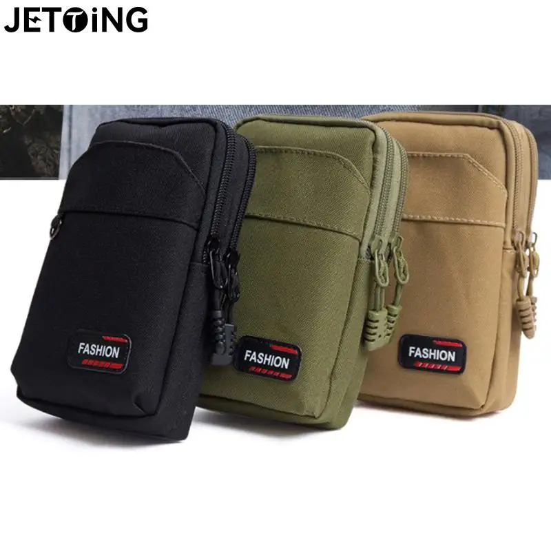 Edc Molle Bag Purse Enkele/Dubbele Laag Outdoor Militaire Taille Heuptasje Mannen Telefoon Pouch Camping Jacht Tactische Taille tas