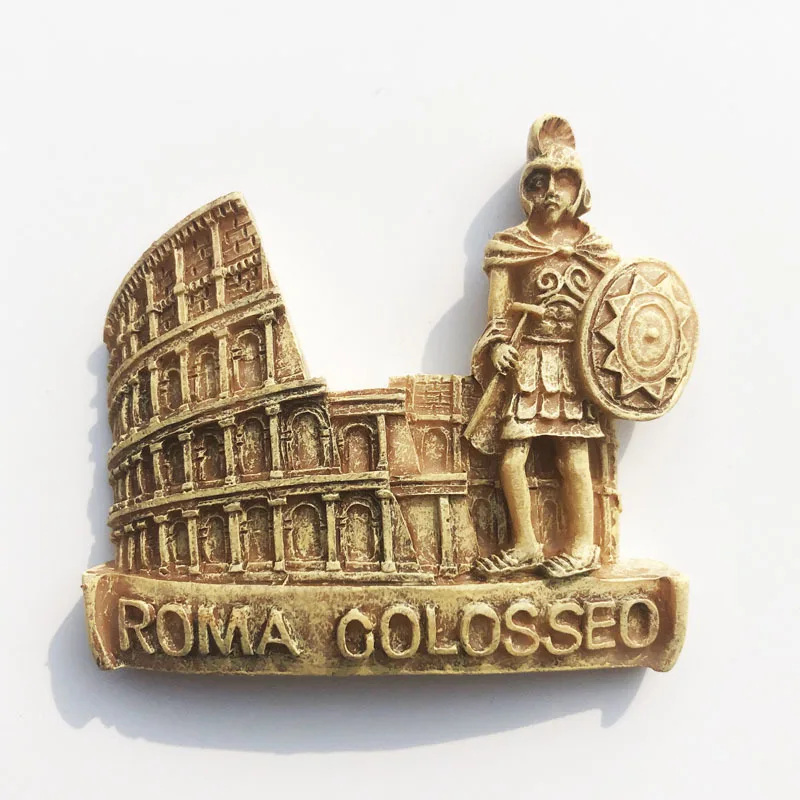 

Italian attractions, gladiators at the Colosseum, refrigerator stickers, powerful magnets, office, home kitchen decoration gifts