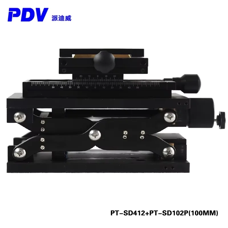 XYZ Manual Three-axis Adjustment Stage , Multi travel 60mm 120mm Manual Lab Jack  Three dimensional adjustable displacement tabl