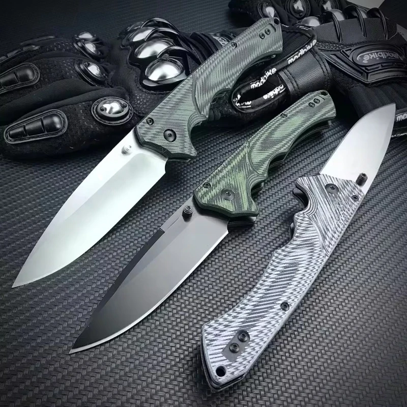 

BM 615BK-1401 Knife Two-tone G10 Handle D2 Blade Tactical Hunting Self-defense Outdoor Camping Survival Multitool Knives Tools