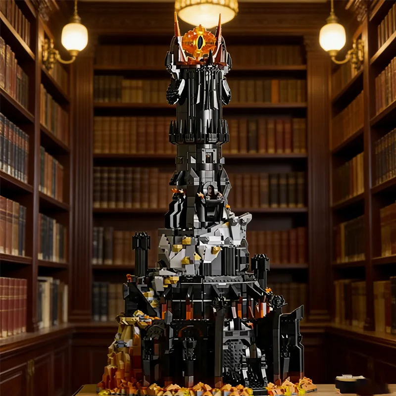 

5471Pcs 2024 New 10333 Black Tower Dark Model Building Blocks Kit Bricks MOC Toy for Boys Adult Birthday Gifts