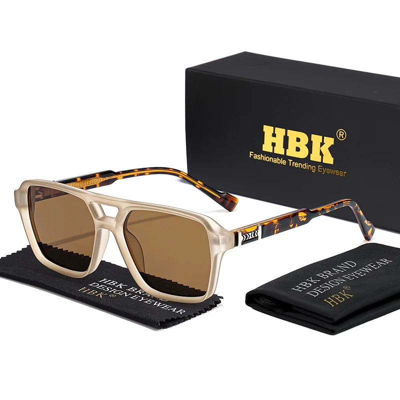 HBK Double Beam DesignBrille Big Square CP+PCFrame Style Vintage RetroDecoration Brillen für Geschenke Foto RequisitenBrille – Detail 10