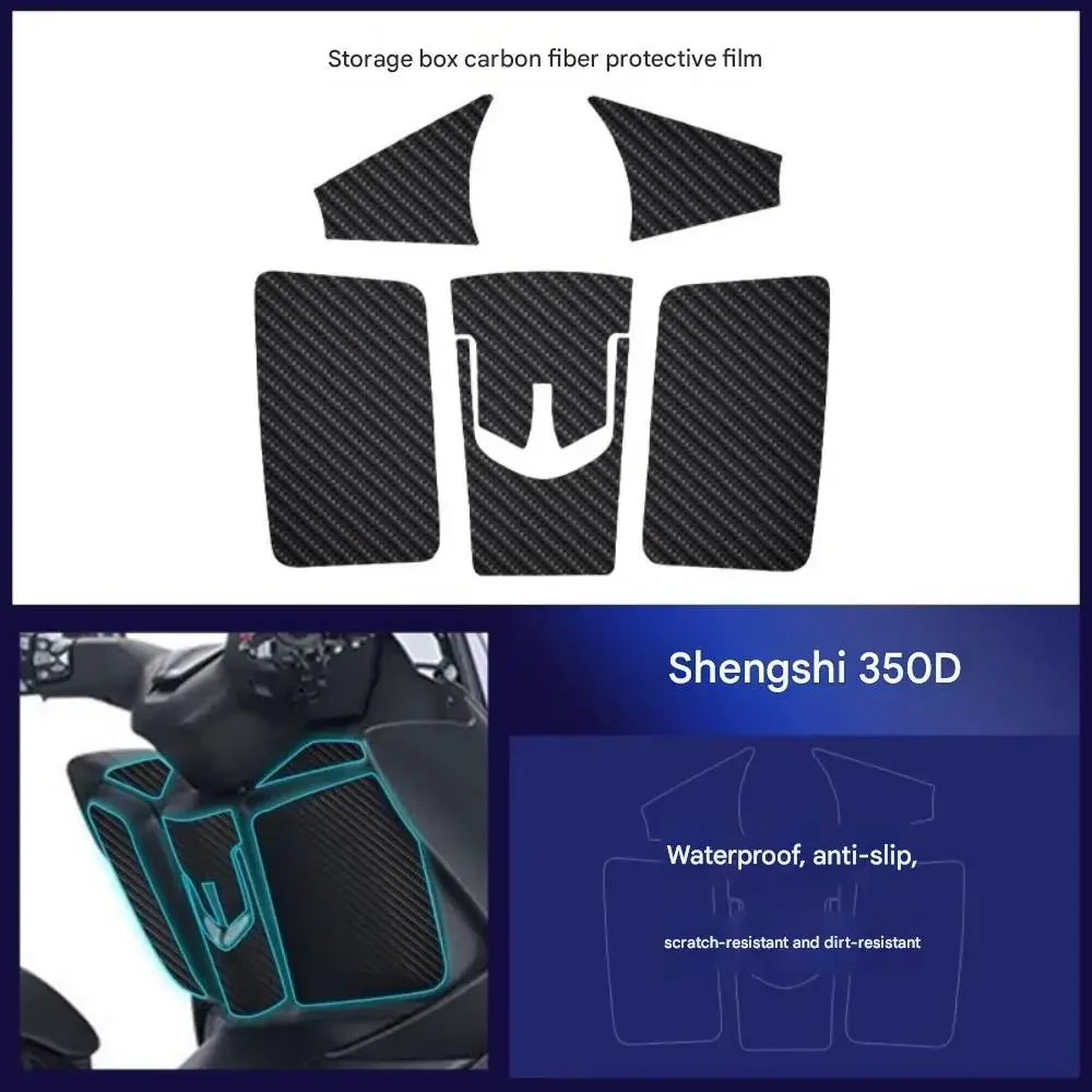 【Supreme quality】For ZONTES 350D Motorcycle Sticker Carbon Fiber Protective Decal Motorcycle Body Anti-slip Decal ZONTES 350d