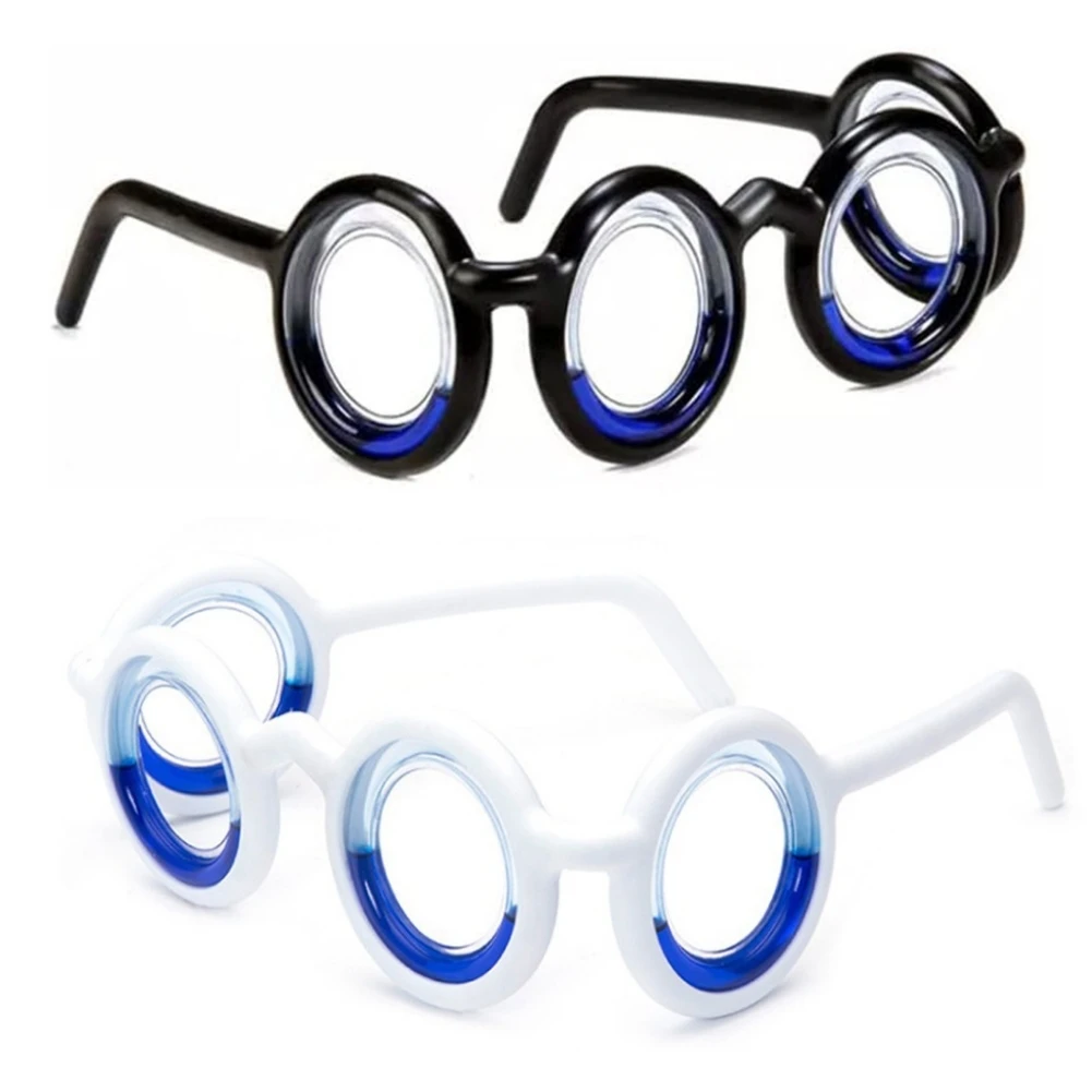 Multipurpose Motion Sickness Glasses Without Lens Anti-Nausea Glasses Detachable Lightweight Foldable for Old Adults Children