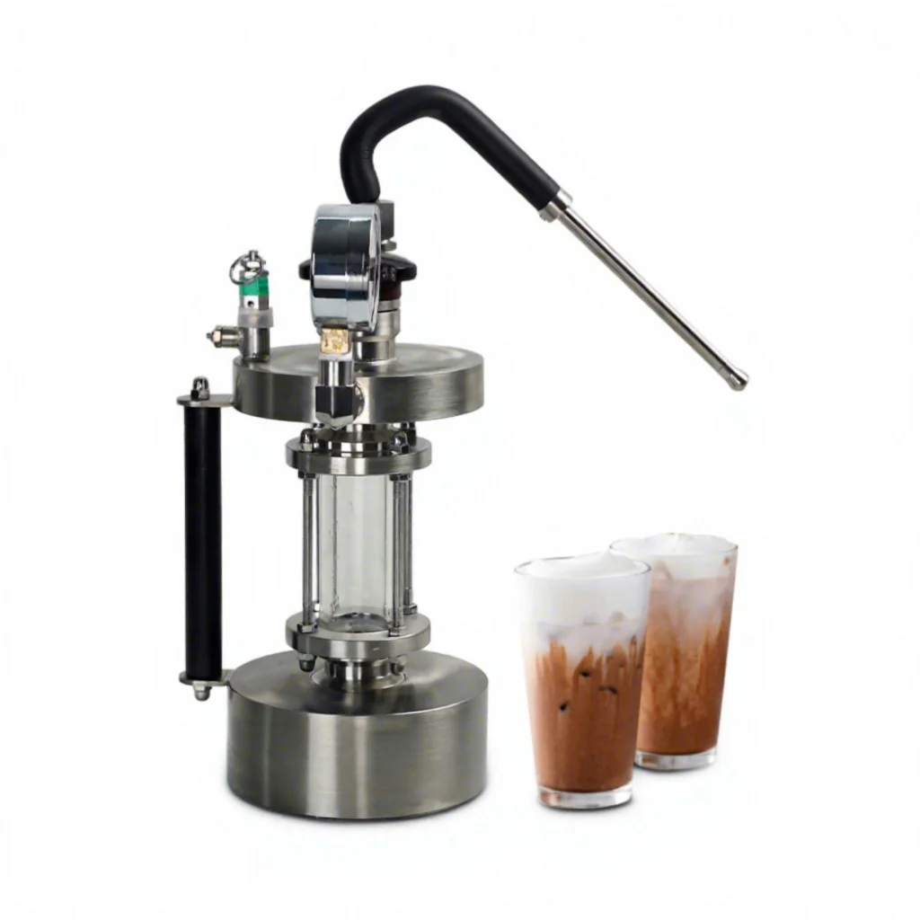 

Small Portable Outdoor Milk Foam Froth Machine 0.7L Quartz Glass Water Tank Steam Boiling Machine Espresso Coffee Steam Maker