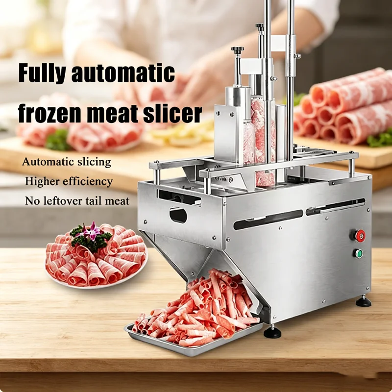Great Performance Cold Fresh Meat Mutton Slicing Cutting Slicer   Machine