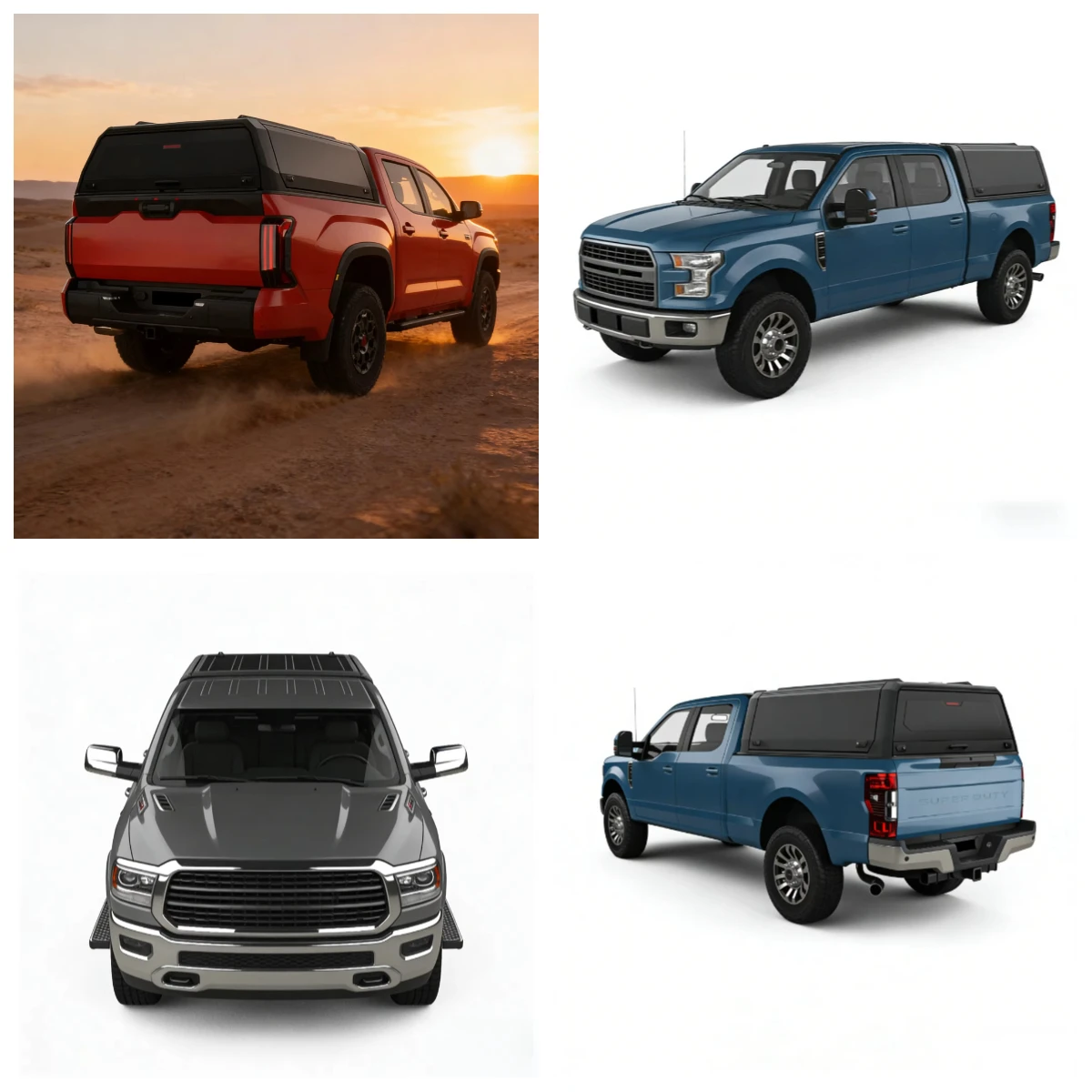 

STLF Isuzu Ranger Pickup Tonneau High Cover Aluminum Alloy Hard Top Waterproof Locking No-Drill Installation