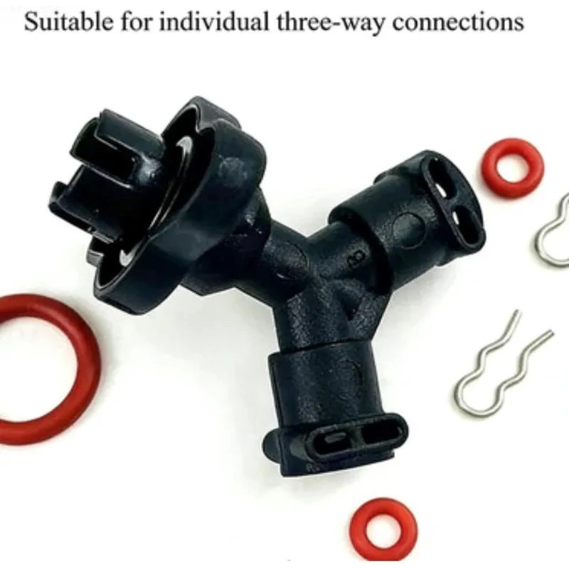 

Suitable for EC680/EC685/EC860/EC850 Coffee Machine Connector Black Tee