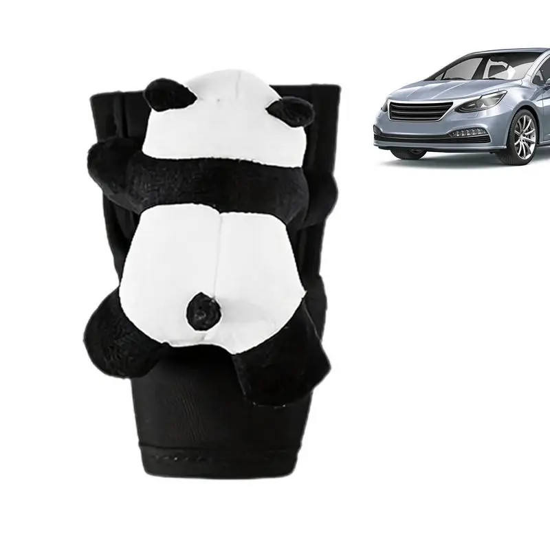 

Cute Car Interior Decor Plush Cartoon Panda Car Gear Handle Cover 1 Piece Decorative Neck Rest Cushion Pillow Or Cover Cute Car