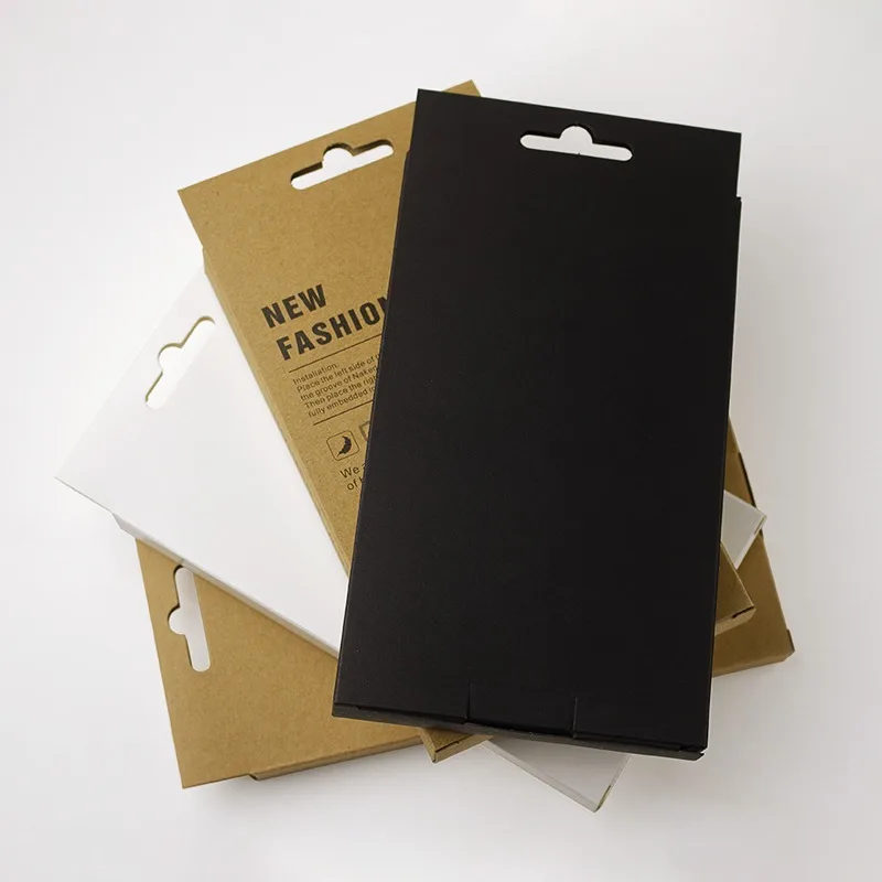 20pcs mobile phone case packaging box, blank windowed paper box, mobile power accessories, neutral box, printed and customized