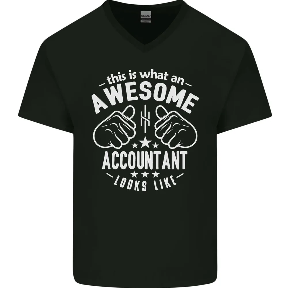 

An Awesome Accountant Looks Like Mens Women Summer Tees Cotton T-Shirt Anime Graphic