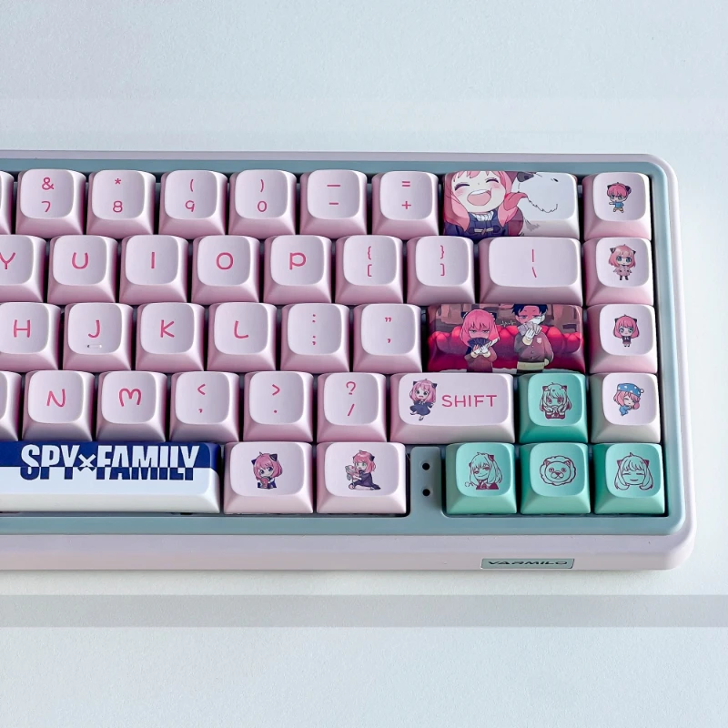 《SPY X FAMILY》Theme Keycap Set XDA High PBT Thermal 144key Sublimation Mechanical Keyboard Keycap Accessories Gift Customization