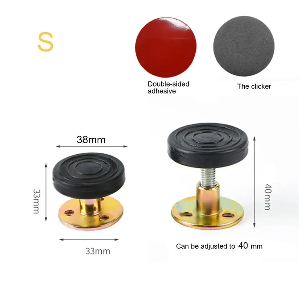 High Quality Practical Bed Holder Bed Head Holder Fixer Top Iron Silver Stabilizer 47-64MM 84-110MM Adjustable