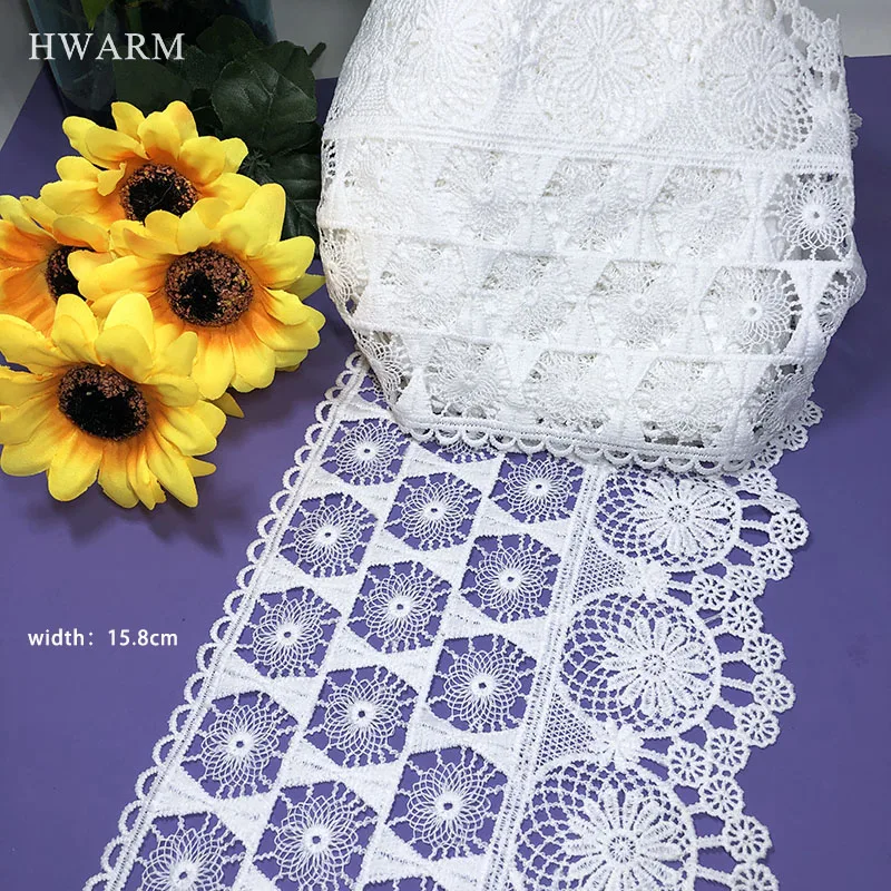 Sewing Accessories Wedding Decoration For Home African Lace Fabric 2022 Diy Handwork Needlework Skirt Trim Curtain Pillow Sheet