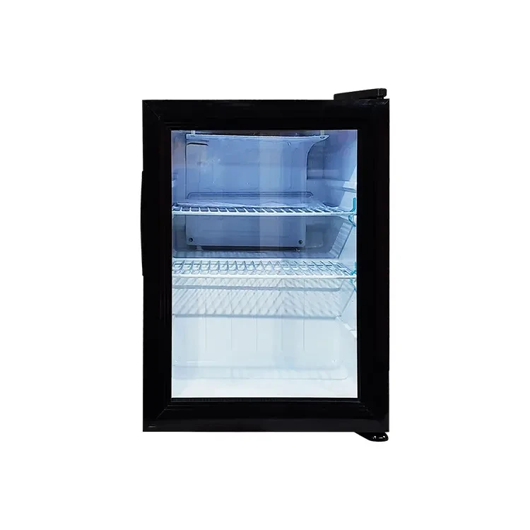 

Vanace Compressor Mini Fridge 35 Liter Air Cooling Stainless Steel Beverage Cooler Small Compact Refrigerator