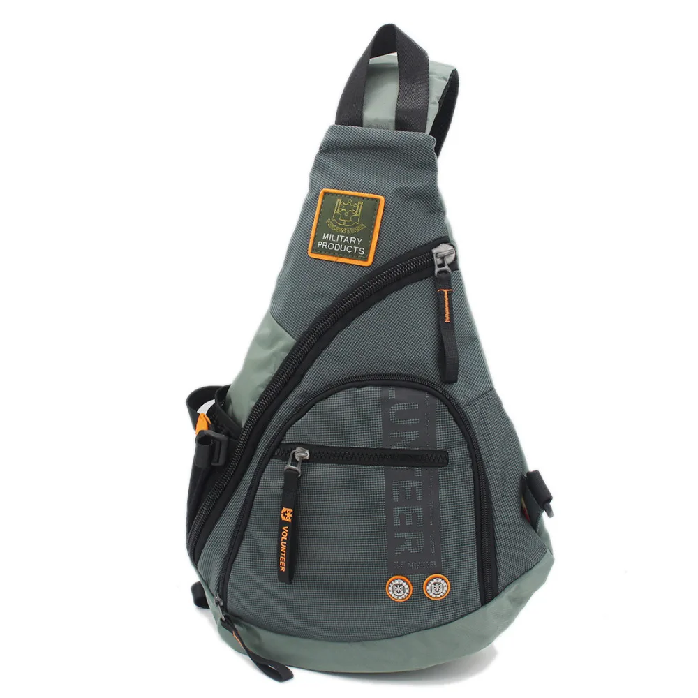 Waterproof Oxford Nylon Men Messenger One Shoulder Rucksack Cross Body Bag Book Male Knapsack Sling Chest Sling Back Pack Bags