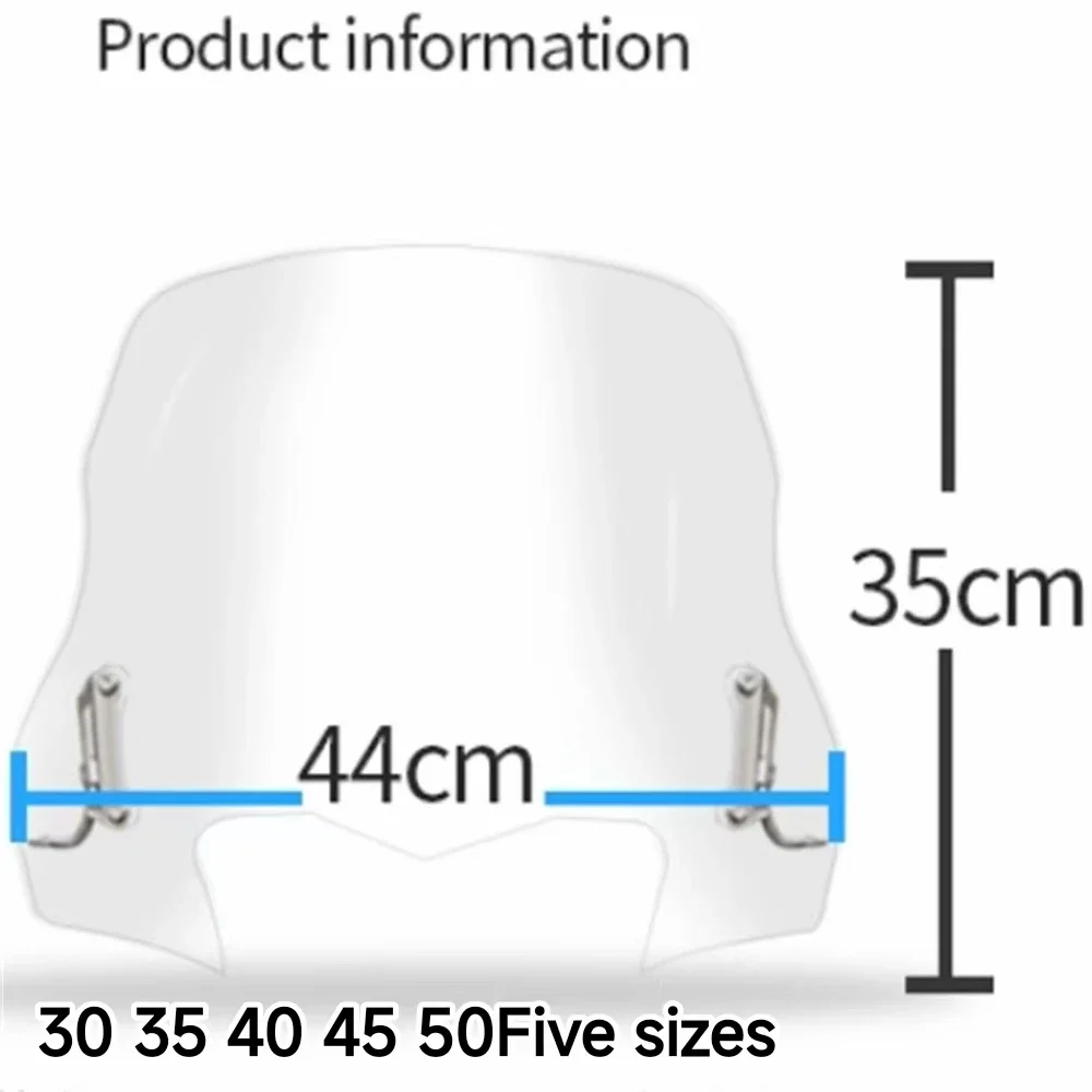 

windshield with bracket For Honda E-Shadow110 WH110T-A windshield modification with raised front windshield chest guard