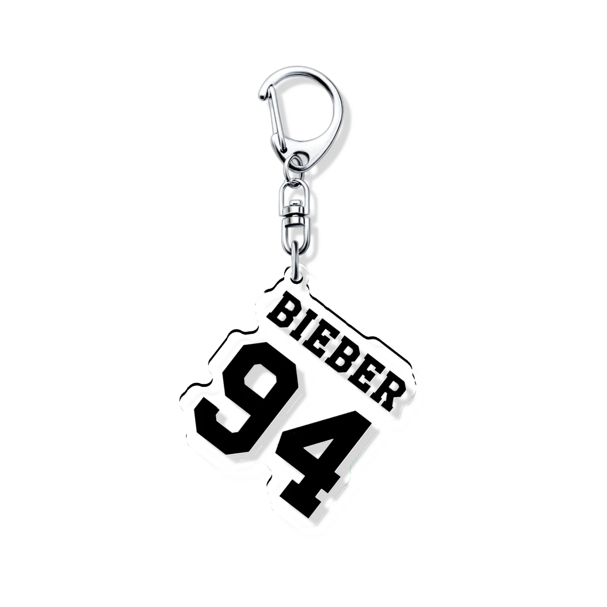Justin Bieber Lilbieber Cool Boy Acrylic Keychain Belieber Bag Charms Pendant Fan Gift Key Chain New Souvenir Creative Kingring