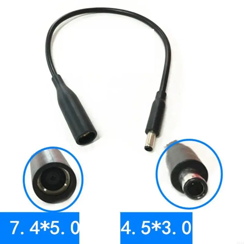 594A 7.4 مم × 5 مم إلى 4.5 مم × 3 مم موصل طرف مقبس الطاقة لمصدر طاقة الكمبيوتر المحمول #4