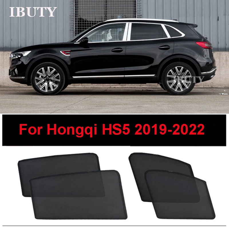 For Hongqi HS5 2019 2020 2021 2022 Accessories Car Mesh Sunshade Side Window Curtain Sun Visor Sunscreen Heat Insulation Cover