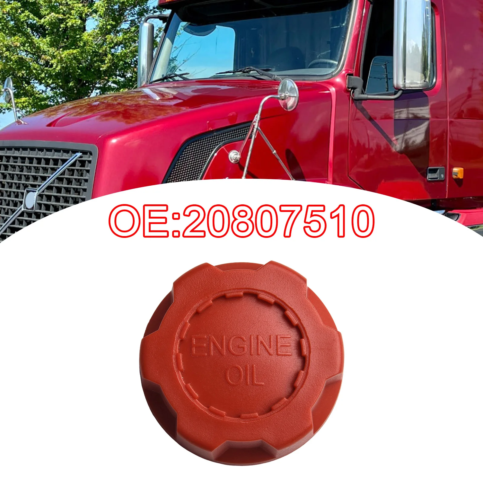 Sustainable Engine Oil Filler Cap Compatible with For Volvo's Truck Series Fitment Years of '07 through '15 OEM #20807510