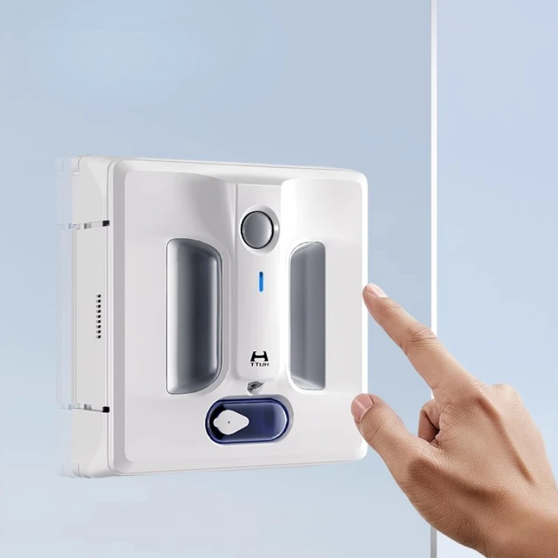 HUTT W10 Robot de limpieza de ventanas de frecuencia Variable, totalmente automático, cristal de limpieza de gran altura con una gran fuerza de succión de 6000Pa