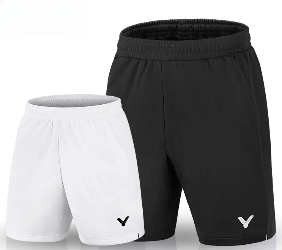 

Новинка для Victory, мужские и женские шорты для бадминтона, тонкие быстросохнущие дышащие впитывающие пот спортивные шорты для бега и приседаний для фитнеса