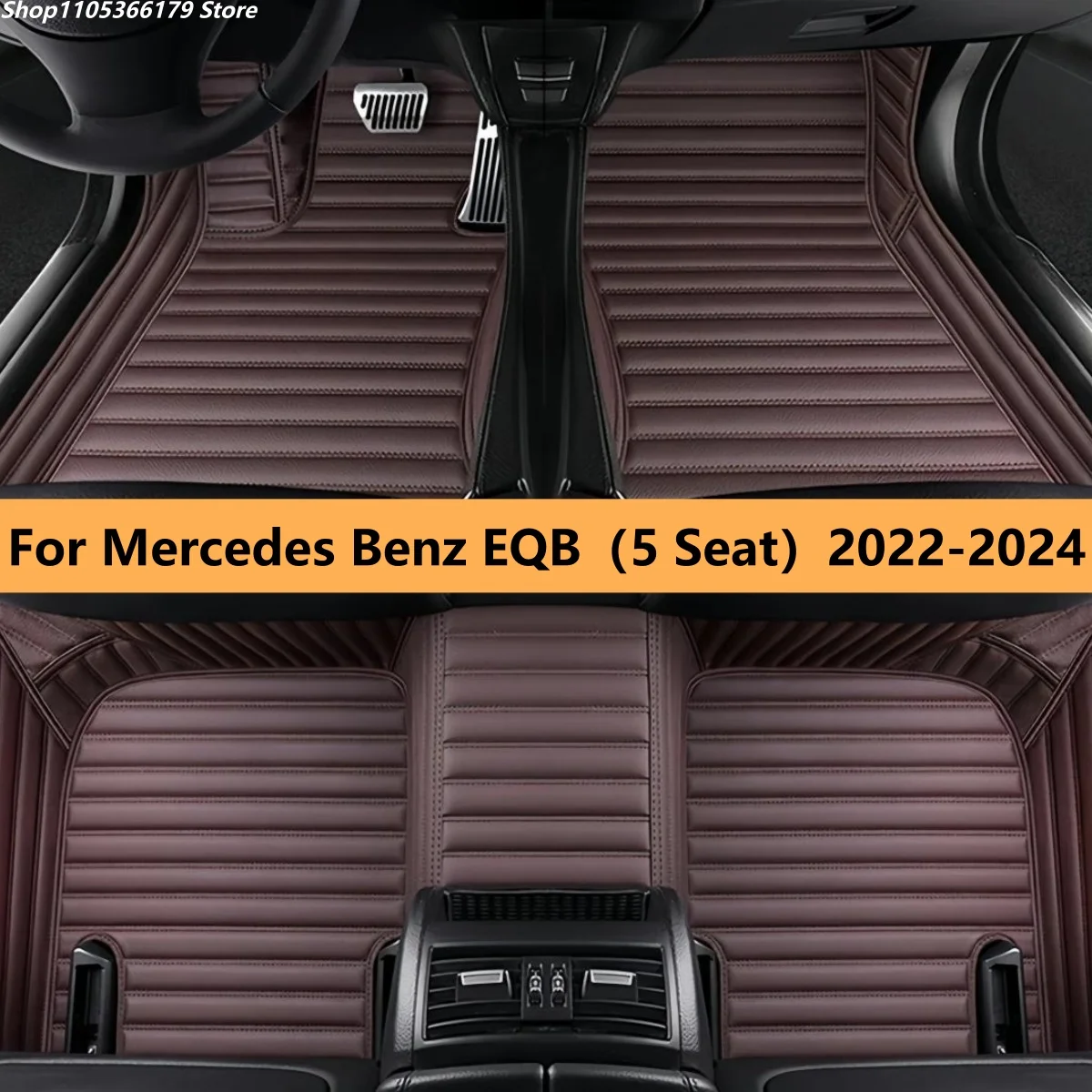 

Custom Car Floor Mats For Mercedes Benz EQB（5 Seat）2022 2023 2024 Floor Mats for Car Men Women Car Accessories
