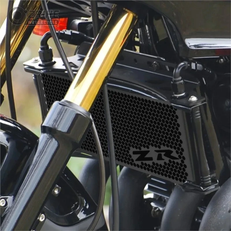 

For Kawasaki ZR7 ZR-7/ZR 7 ZR-7S/ZR 7S Oil Cooler Guard Protetor 1999 2000 2001 2002 2003 2004 Motorcycle Radiator Grille Cover