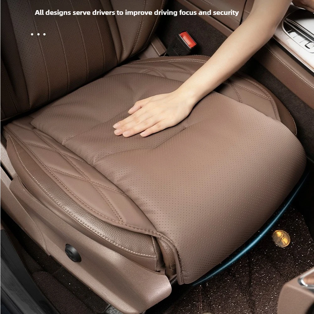 Car Seat Covers Ventilated Leather All Season Car Seat Cushion Protector Pad For Audi A1 A3 A4 A5 B6 B7 A6 A7 C5 Q3 Q5 Q7 RS5 S5