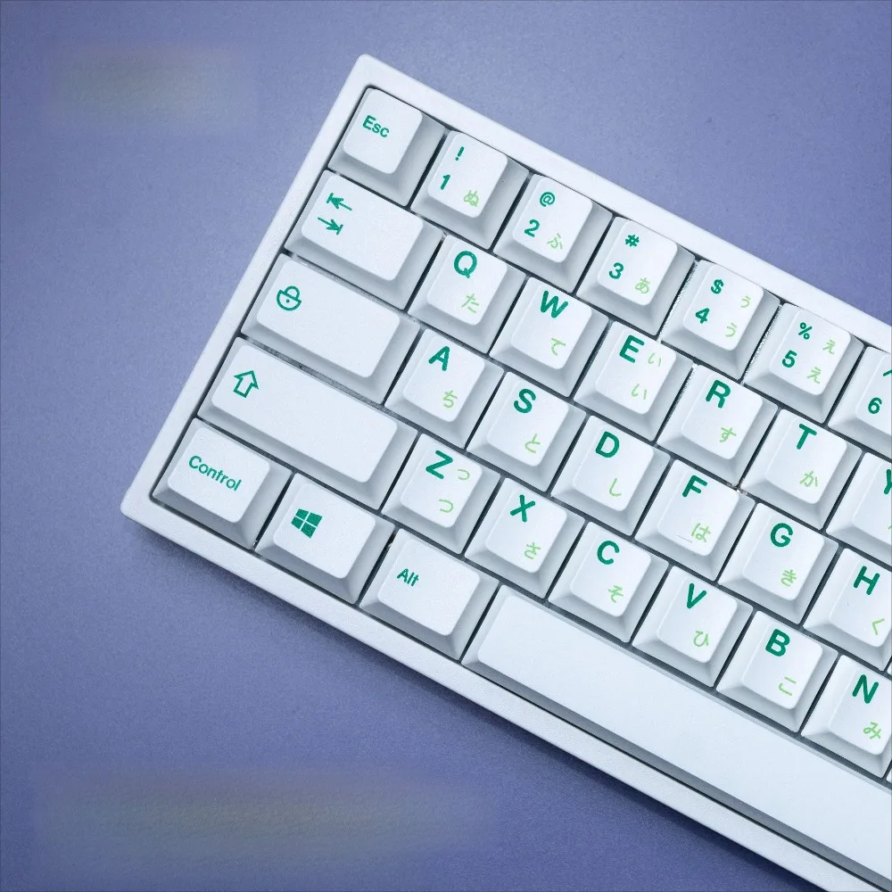 140 Key PBT Japanese Keycaps Original Height Royal Typewriter Theme Minimalist Style Suitable for Mechanical Keyboards