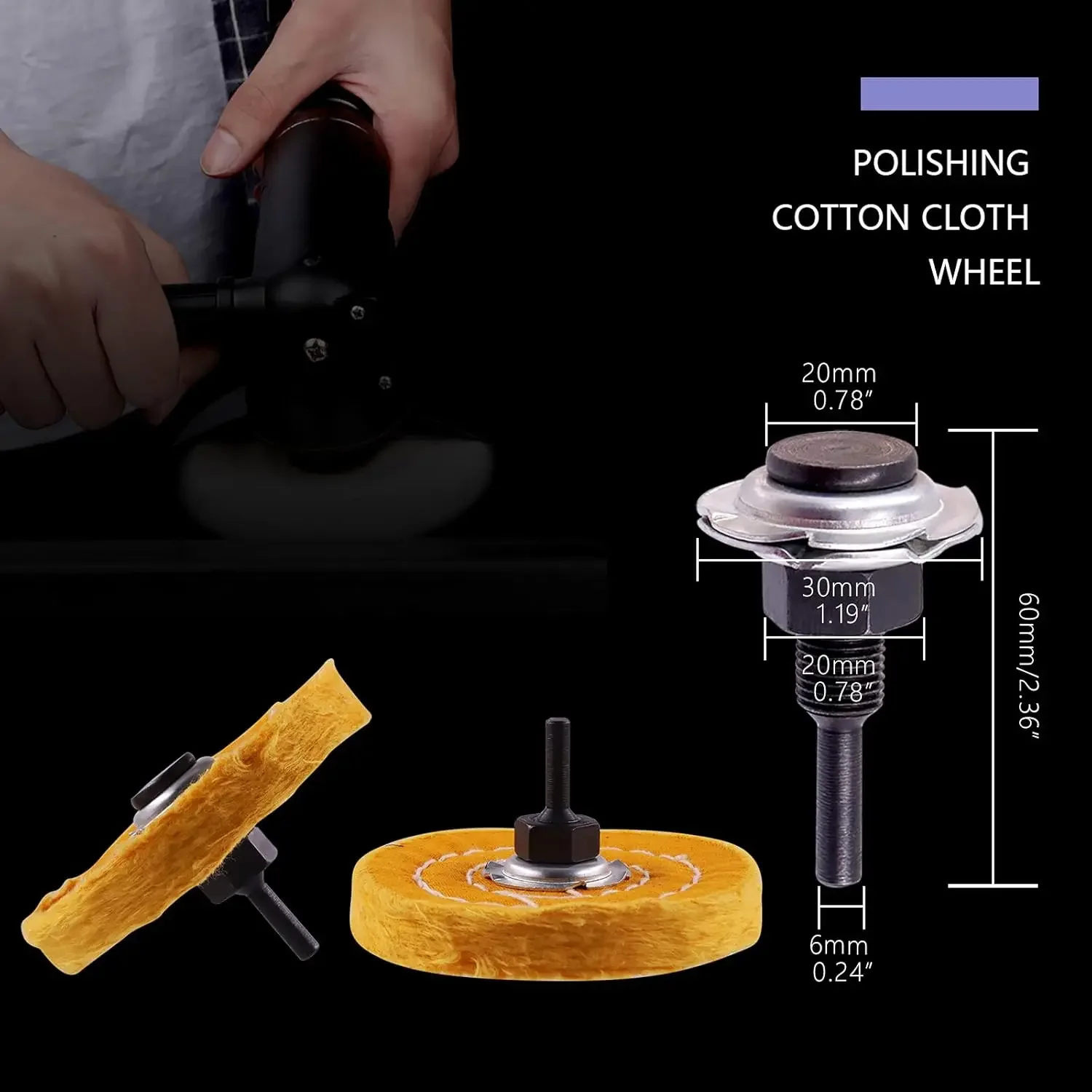 ชุดขัดเงาและล้อเจียรสำหรับเครื - Grinder Polishing Pad Kit บทวิจารณ์และราคา