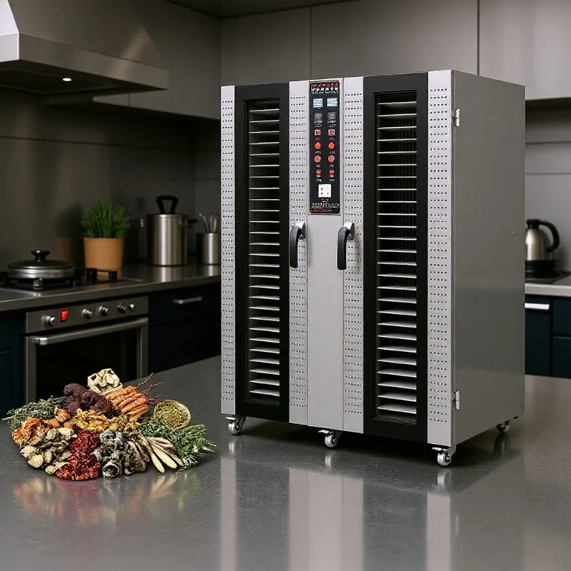 Large commercial food dryer for fruits, vegetables, sausages, and meat spin-drying oven c