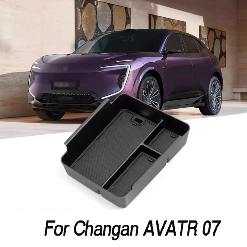 

Для Changan AVATR 07 2024, Стайлинг автомобиля, ящик для хранения центрального управления, центральный подлокотник, ящик для хранения, автомобильные аксессуары