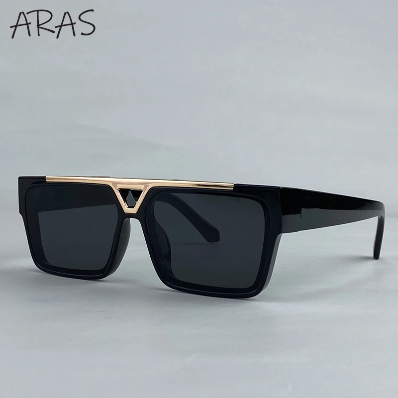 Steampunk Quadratische Polarisierte Sonnenbrille für Herren 2026 Luxusmarke Vintage Klassische Fahrerbrille für Männer Modische Punk-Eyewear – Detail 1