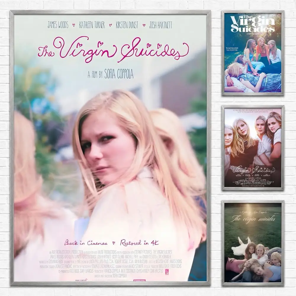 Movie The Virgin Suicides Poster Self‑Adhesive Waterproof PP Poster Coffee House Bar Wall Art Sticker Room Home Decor